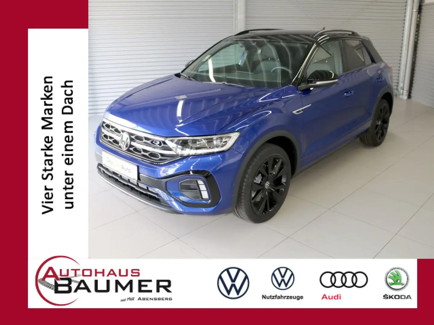 Volkswagen T-Roc R-Line 2.0 TSI DSG AHK Black-Style 4x4 Navi Blau - 1