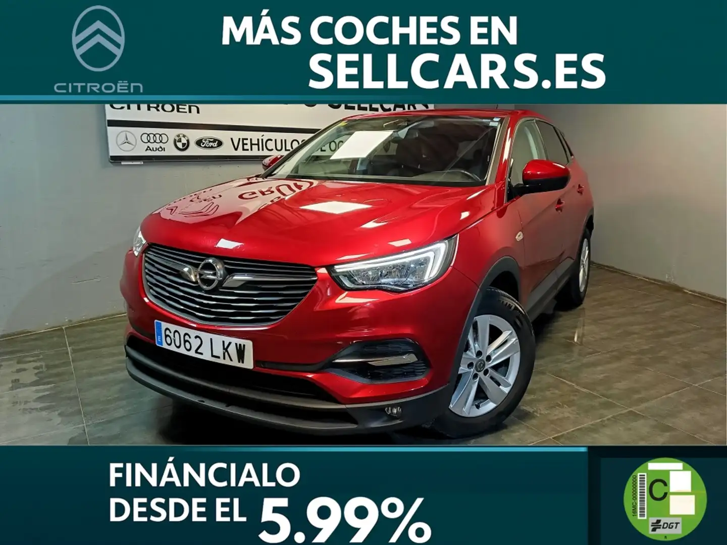 Opel Grandland X 1.5CDTi S&S Selective 130 Rouge - 1