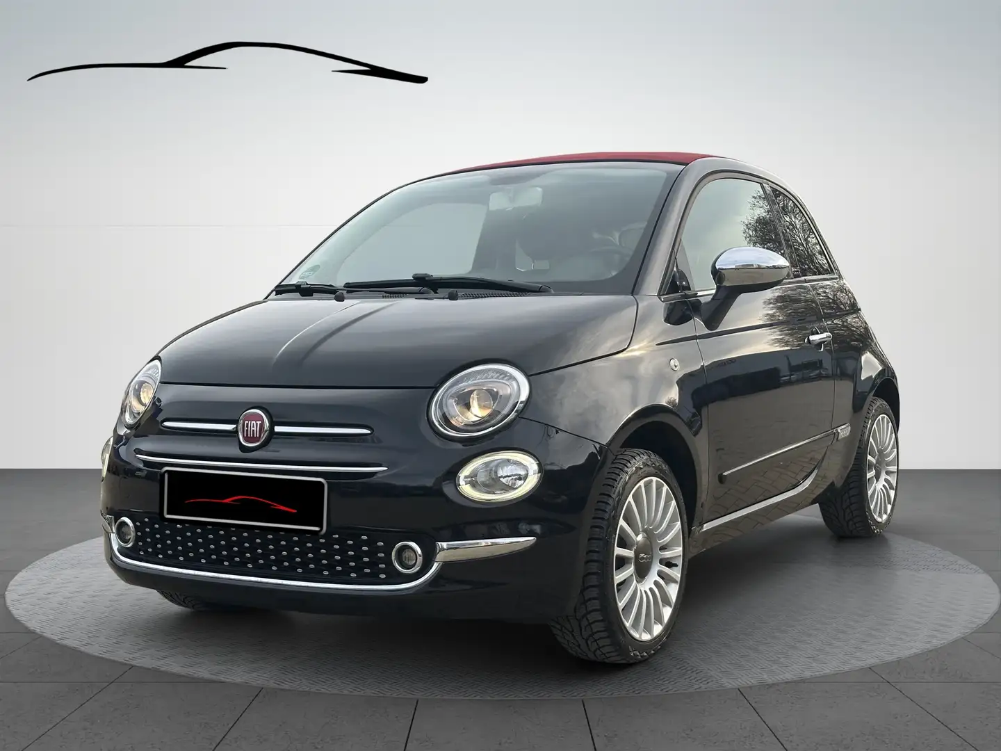 Fiat 500C Lounge Cabrio Noir - 1