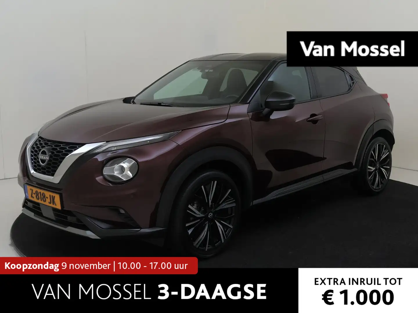 Nissan Juke 1.0 DIG-T N-Design 114PK | Navigatie | Cruise en C Rood - 1