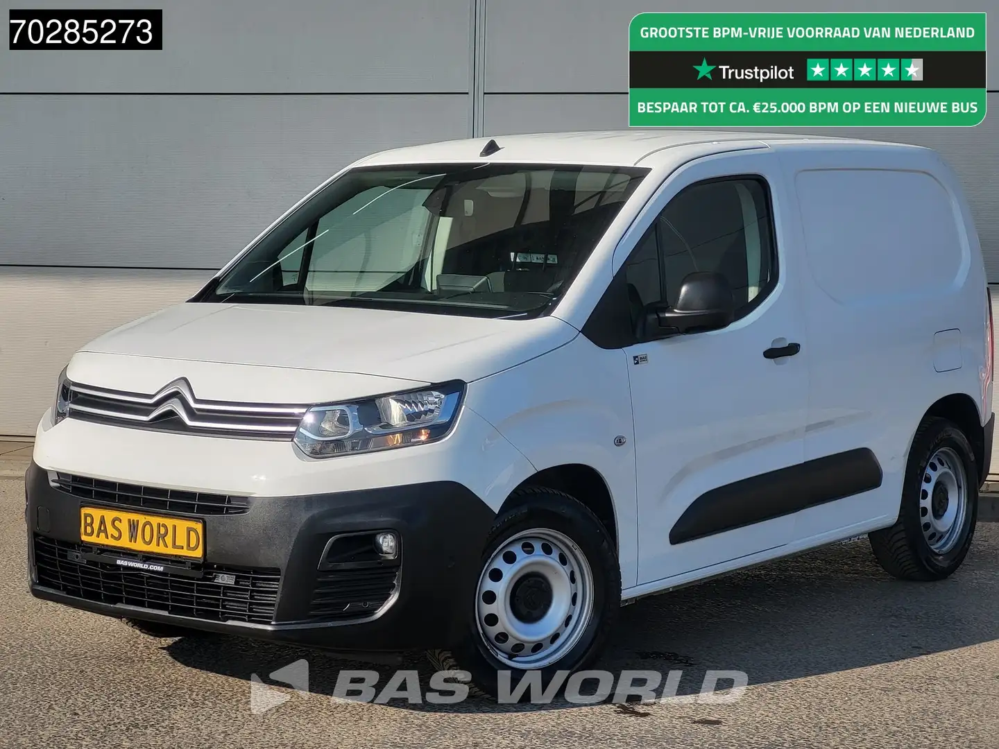 Citroen Berlingo 130PK Automaat L1H1 Benzine Emissievrije Euro6 Nav Blanco - 1