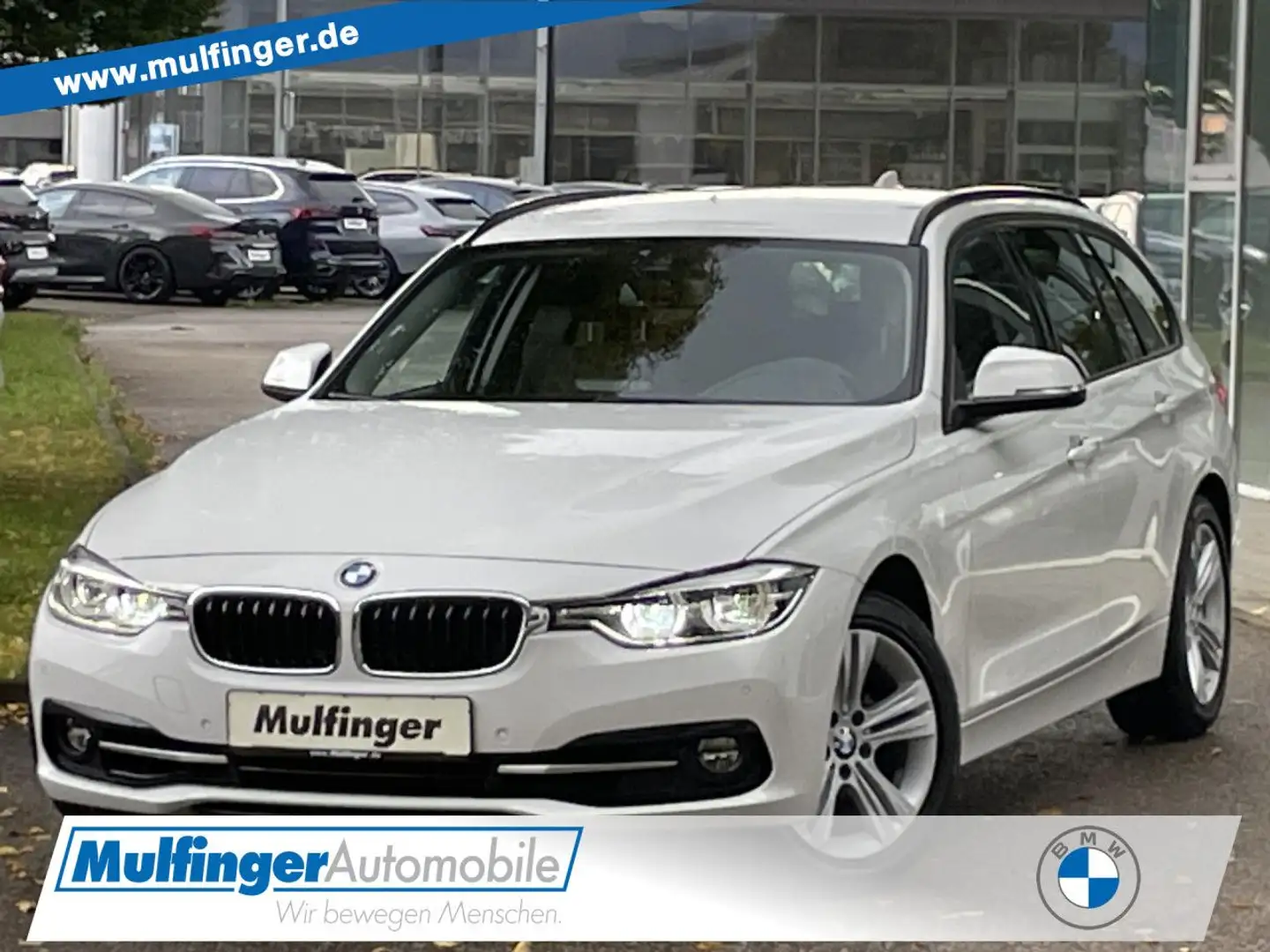 BMW 318 i T. SportS. Kamera Sitzh.Navi LED DAB/CD AHK Bianco - 1