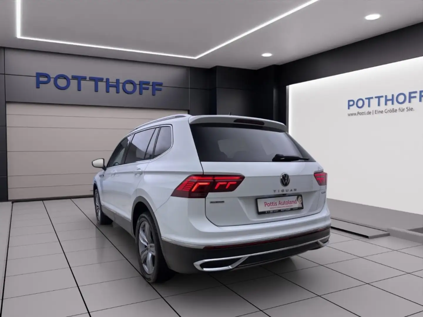 Volkswagen Tiguan Allspace 2.0 TDI DSG 4M ELEGANCE AHK NAVI IQ.LIGHT Weiß - 2