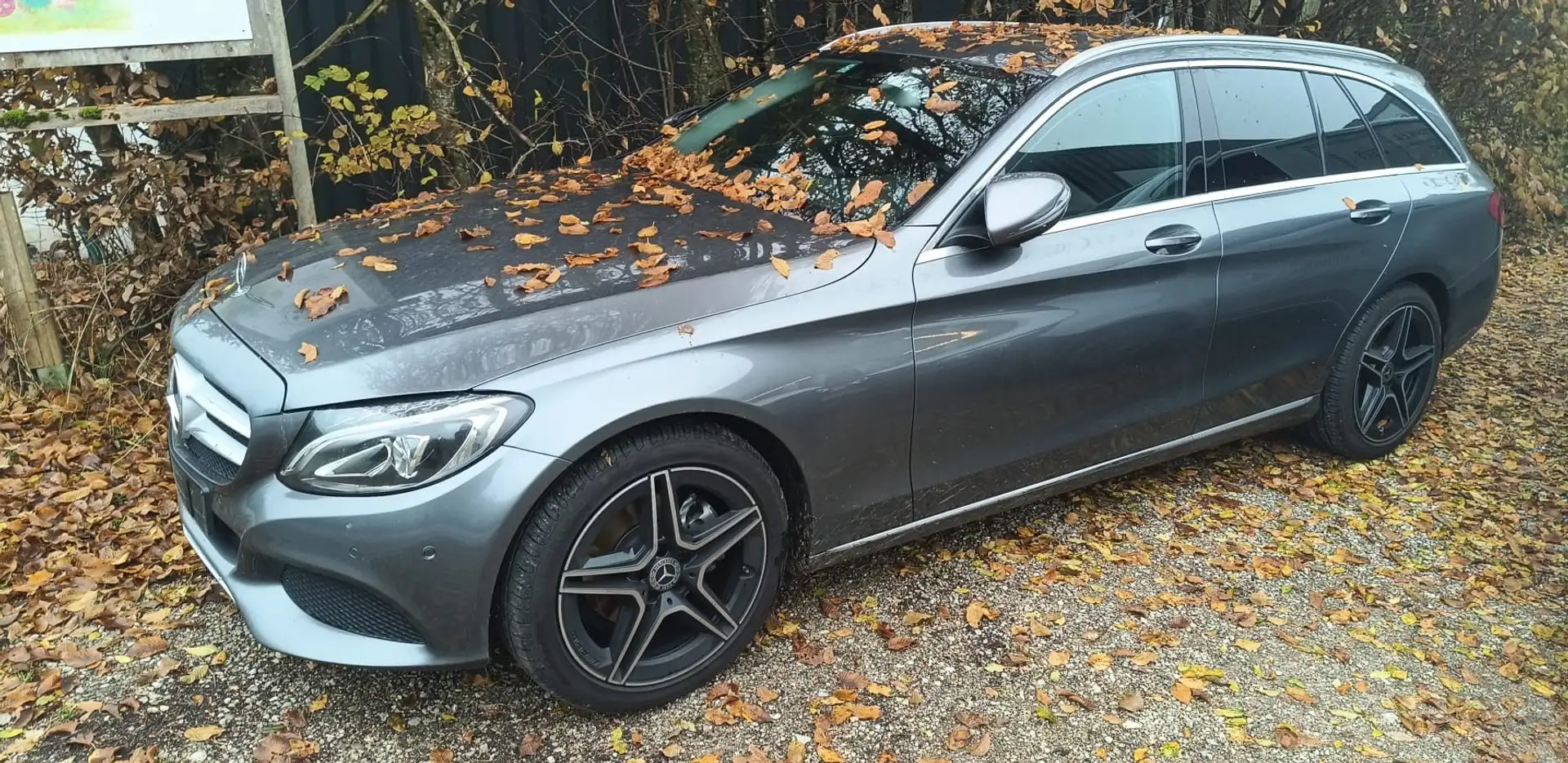 Mercedes-Benz C 200 C 200 d T AMG Line Aut. AMG Line Silber - 1