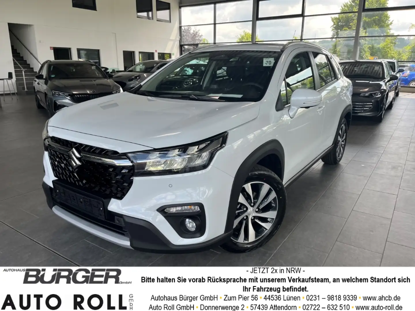 Suzuki SX4 S-Cross Comfort+ Schiebedach AHK Navi 360 Kamera LED Apple Blanco - 1