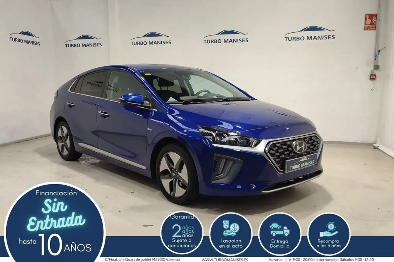 Hyundai IONIQ 1.6 GDI HEV Tecno DCT Azul - 1