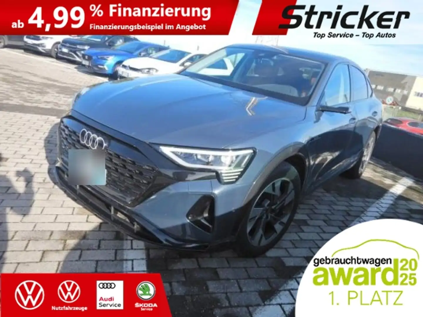 Audi Q8 e-tron Sportback 55 quattro 582,-ohne Anzahlung Navi Mat Blau - 2