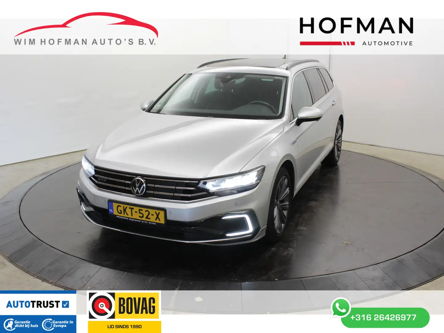 Volkswagen Passat Variant GTE Virtual El Trekh Panodak Camera 18” R-line vel Zilver - 1