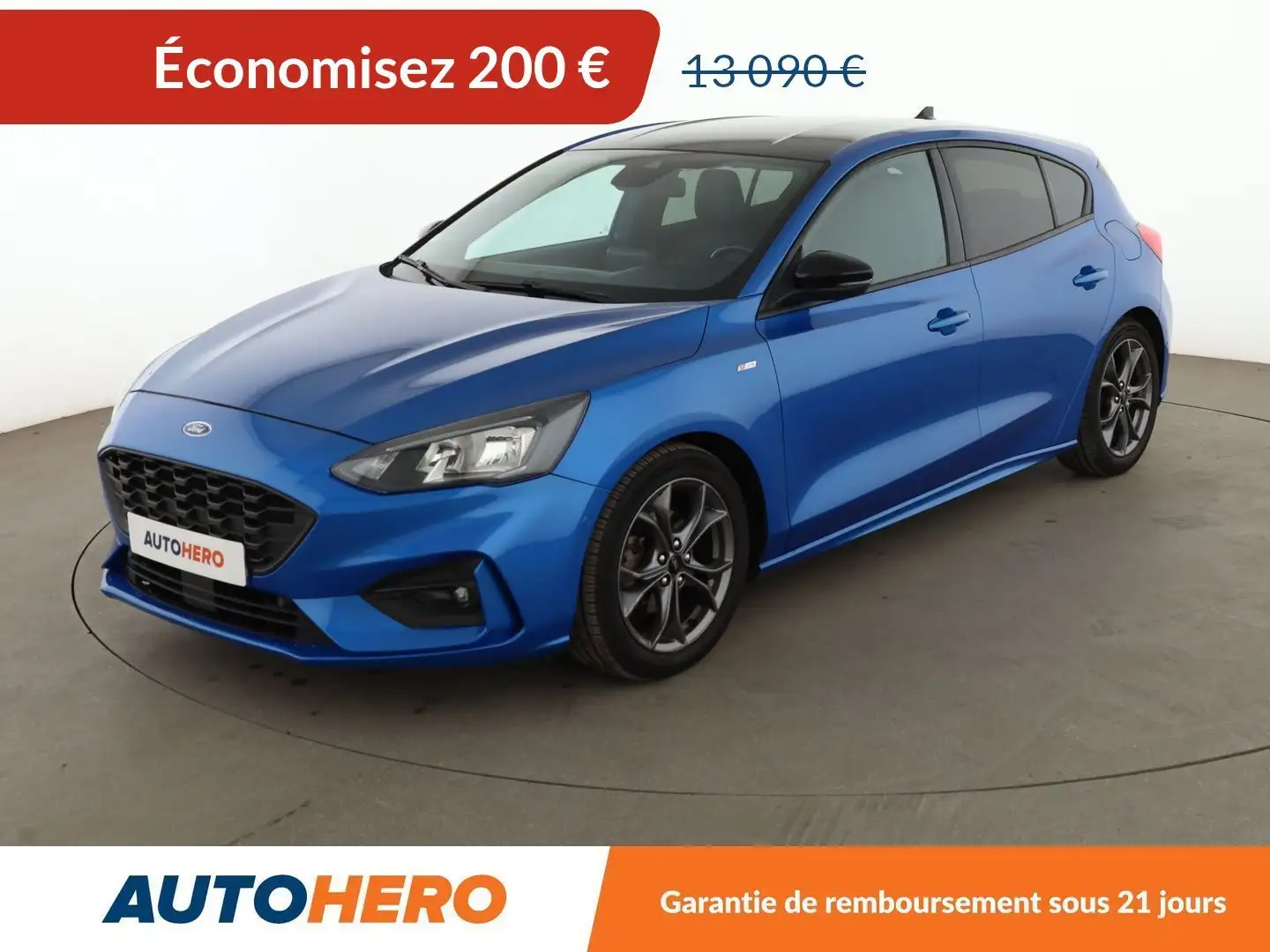 Ford Focus 1.0 EcoBoost ST Line Business Bleu - 1