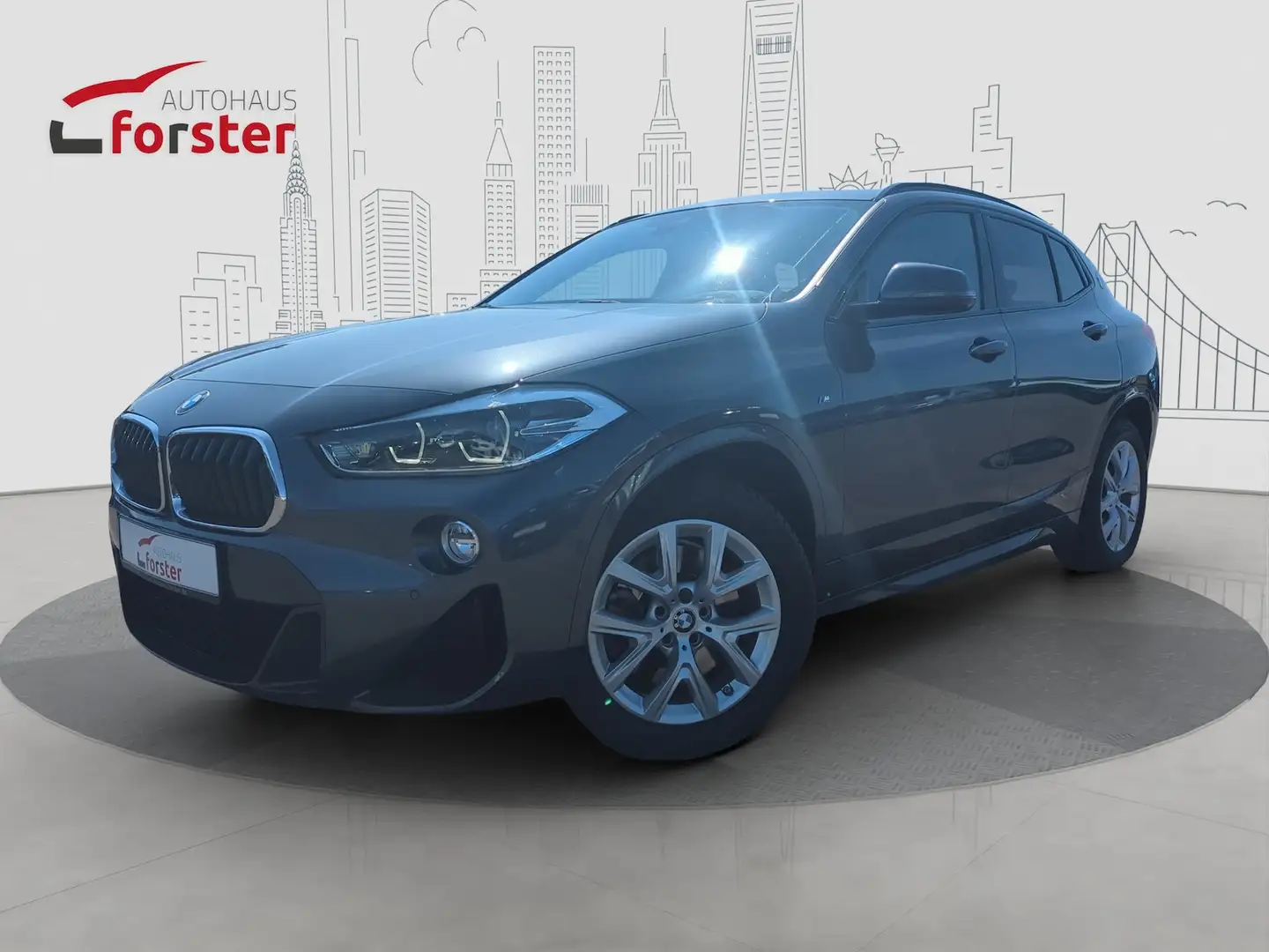 BMW X2 20i sDrive M Sport Navi LED AHK Grijs - 1