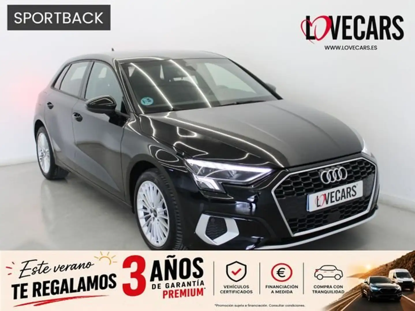 Audi A3 Sportback 30TDI Advanced Negro - 1