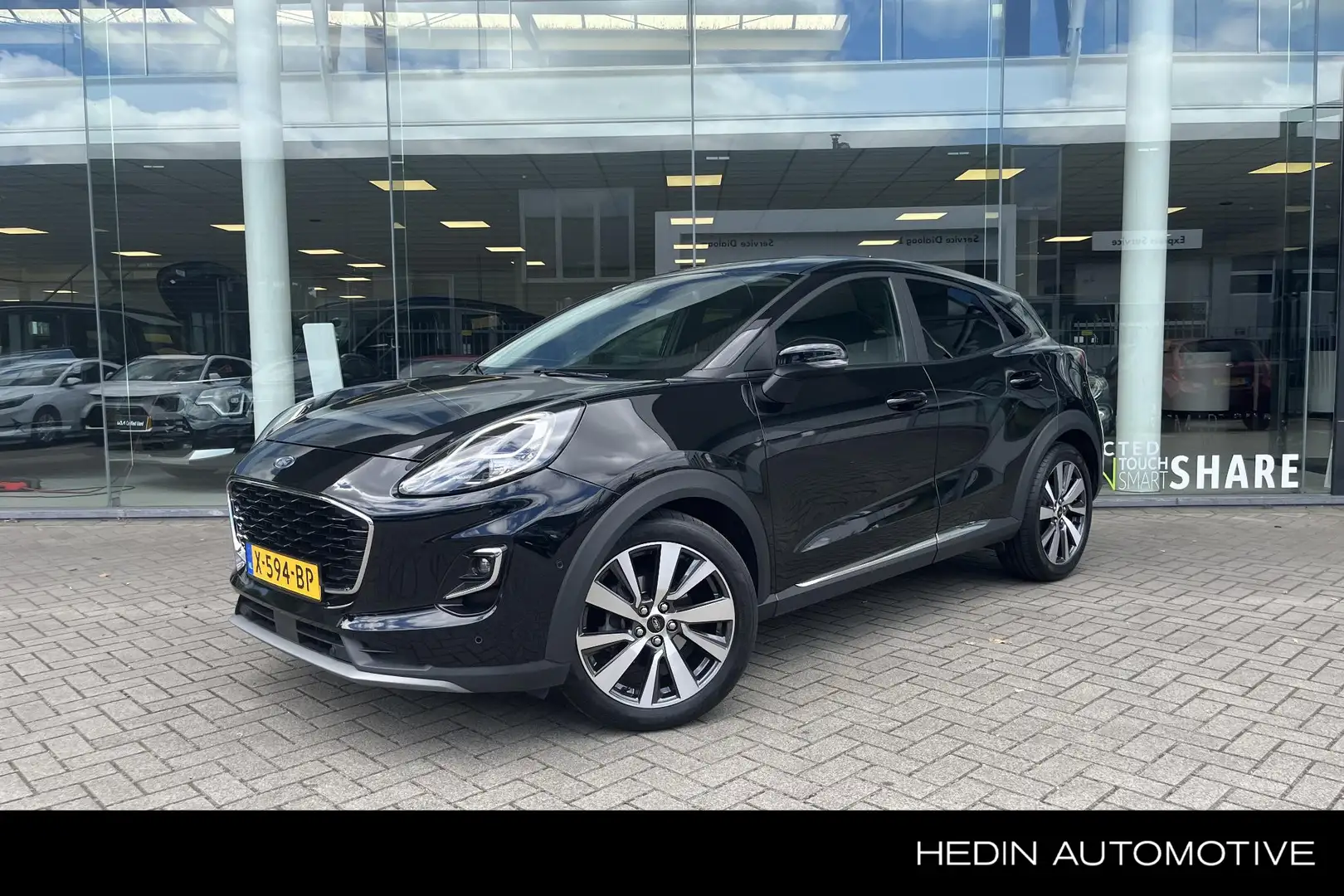 Ford Puma 1.0 EcoBoost Hybrid Titanium X Nav | Climate Contr Zwart - 1
