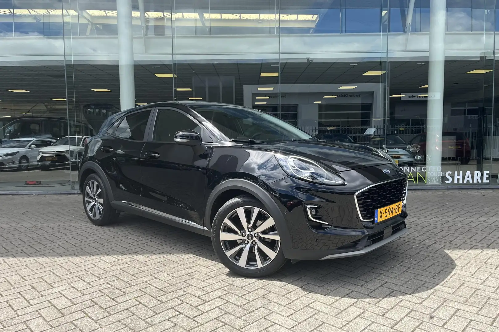 Ford Puma 1.0 EcoBoost Hybrid Titanium X Nav | Climate Contr Zwart - 2