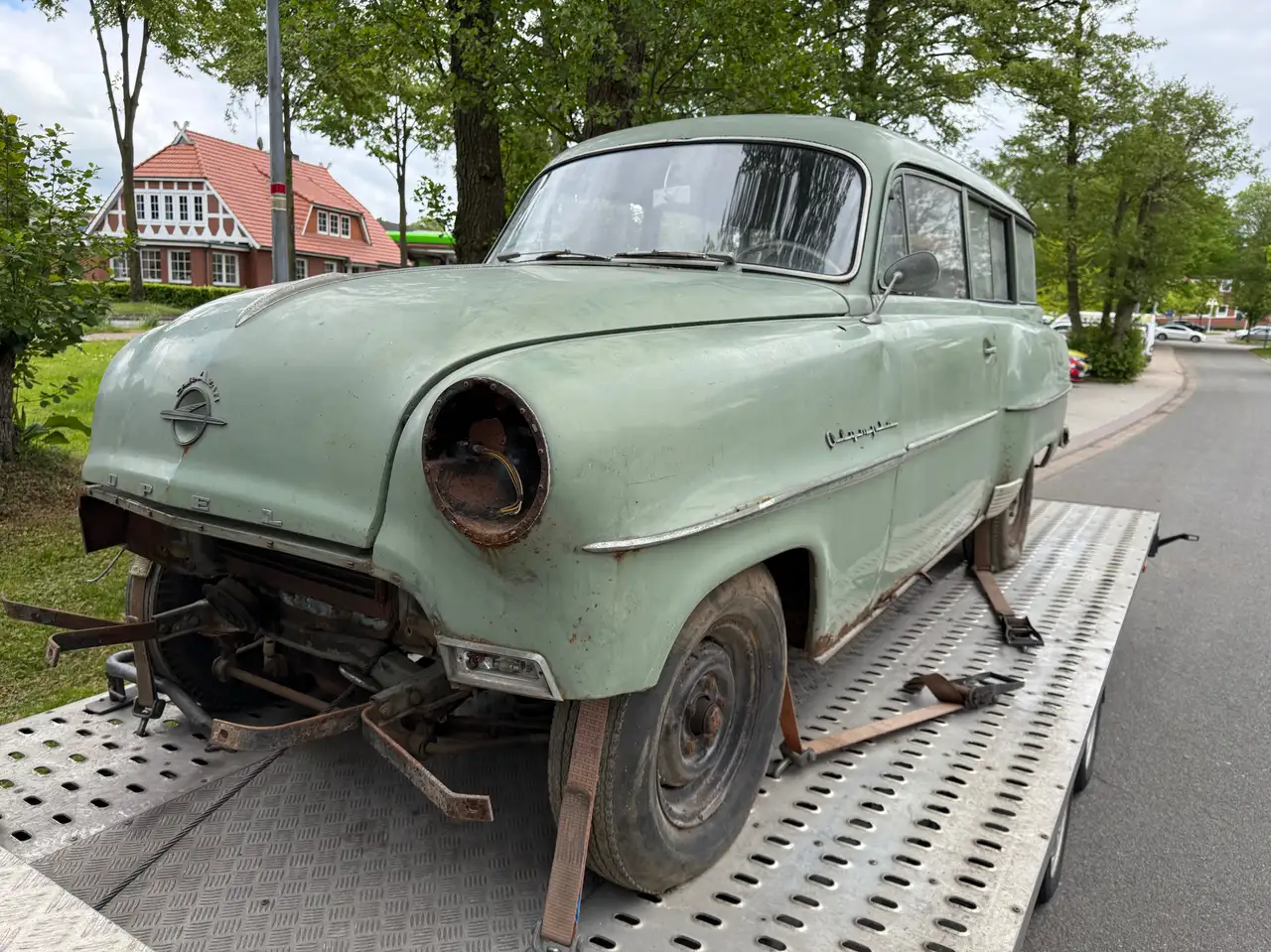 Opel Rekord Olympia Caravan *zum Restaurieren*Pappbrief vorhanden*2.Hand*, foto 3