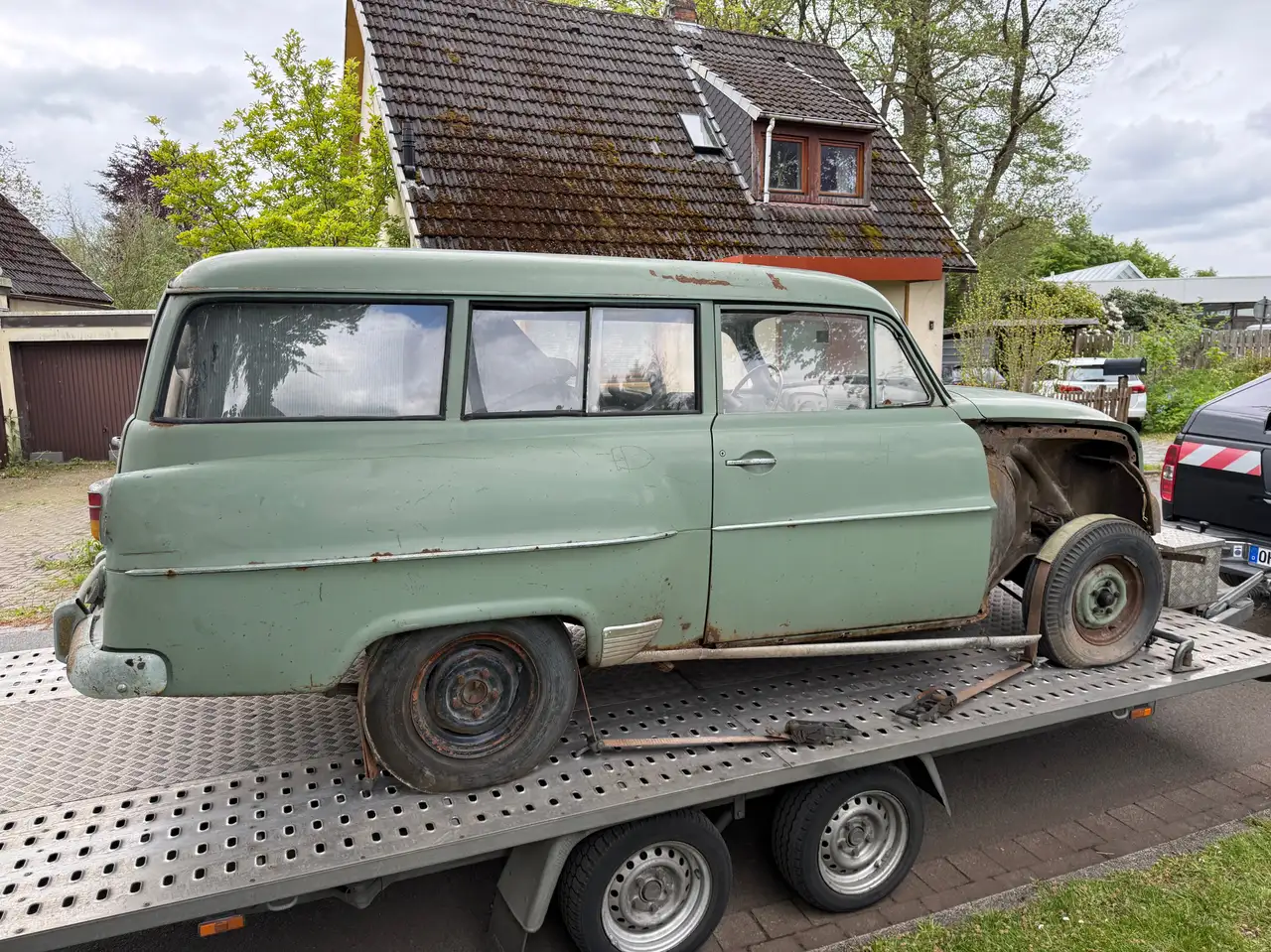 Opel Rekord Olympia Caravan *zum Restaurieren*Pappbrief vorhanden*2.Hand*, foto 7
