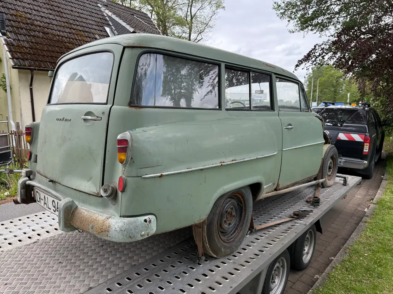 Opel Rekord Olympia Caravan *zum Restaurieren*Pappbrief vorhanden*2.Hand*, foto 5