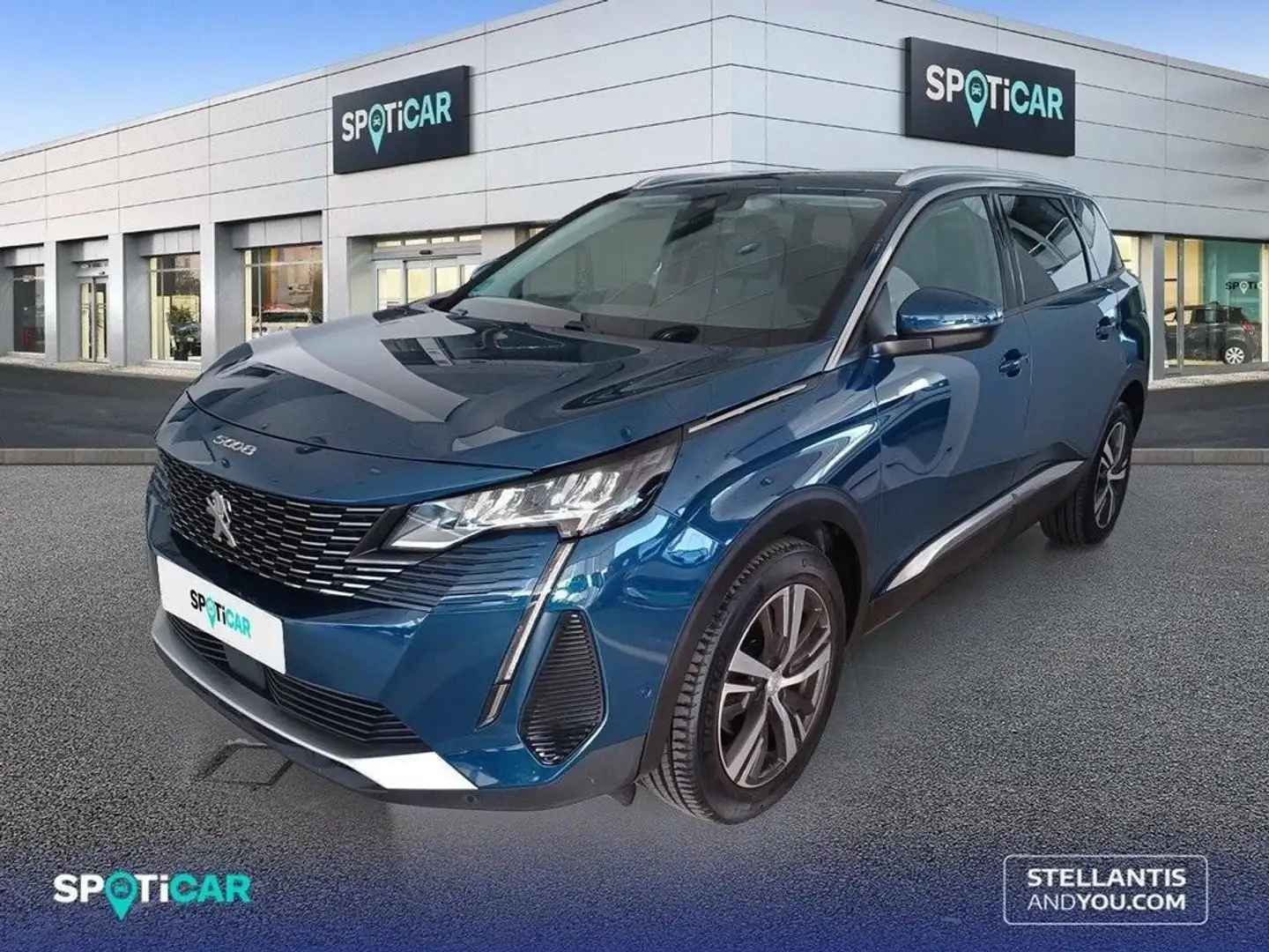 Peugeot 5008 1.2 PureTech S&S Allure 7 pl. 130 Bleu - 1