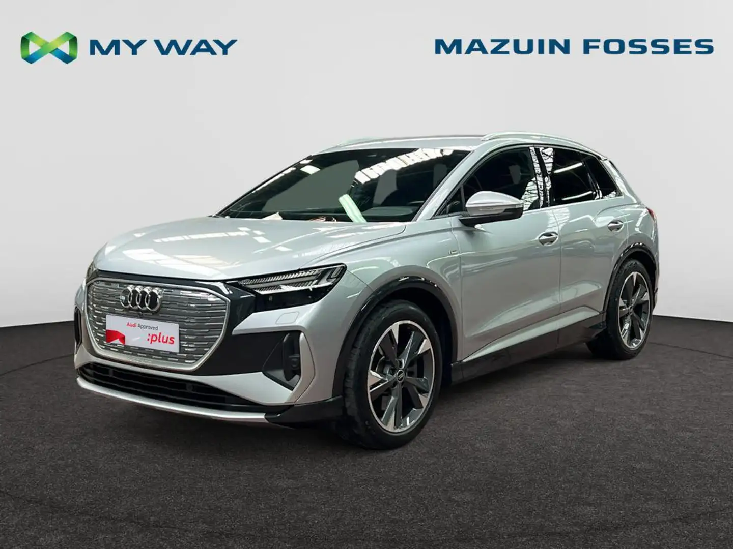 Audi Q4 e-tron Audi Q4 S line 40 e-tron 150,00 kW Gris - 1