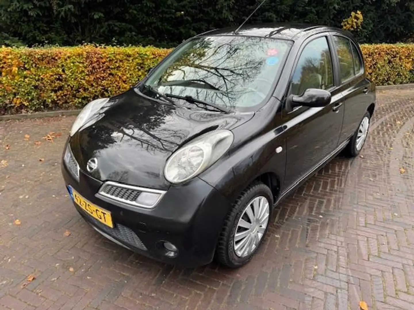 Nissan Micra 1.4 ELEGANCE AIRCO/HLEER/PDC/NIEUWE APK Noir - 1