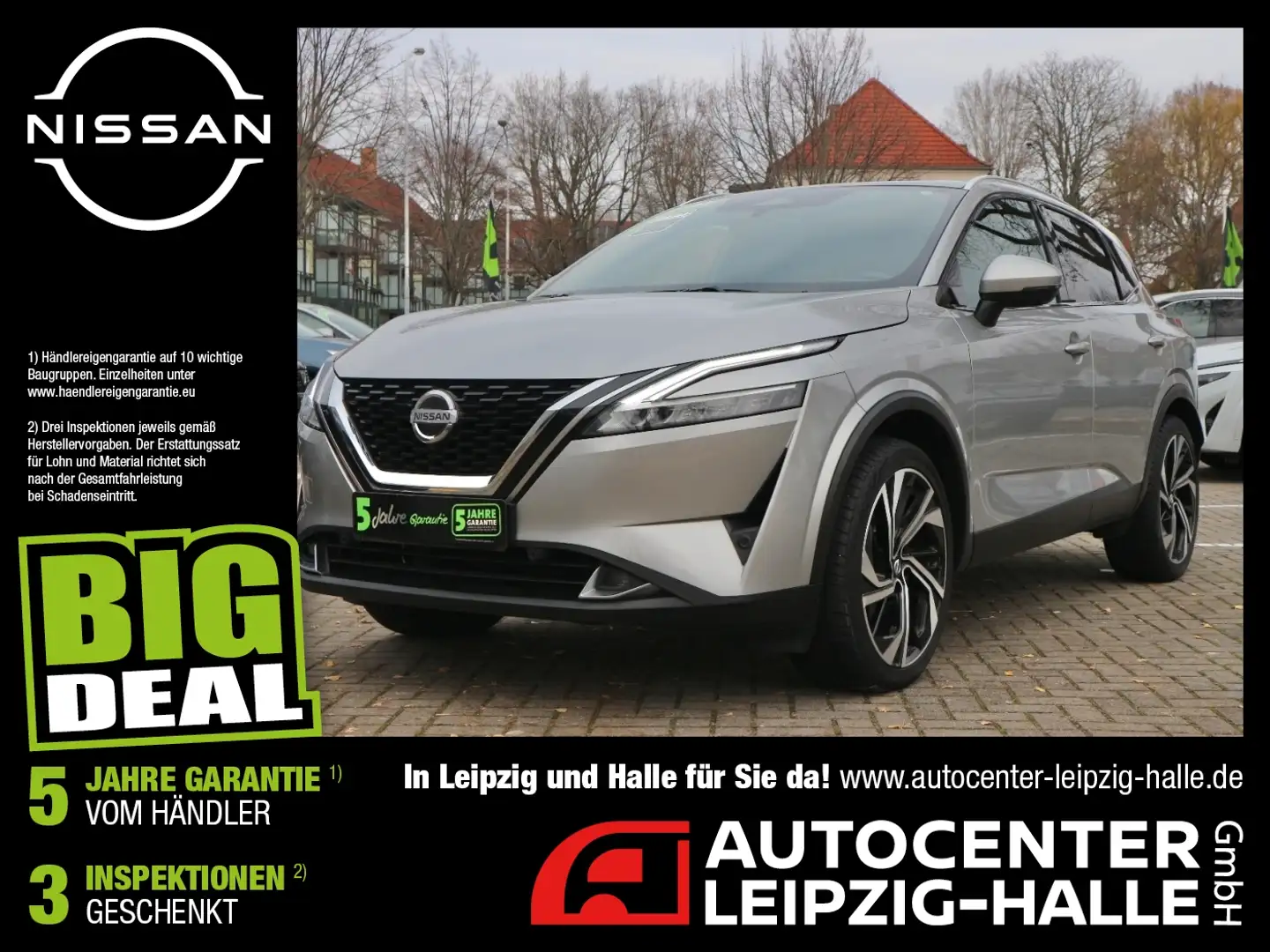 Nissan Qashqai 1.3 DIG-T MHEV Tekna+ ACC Pano ProPilot Silber - 1