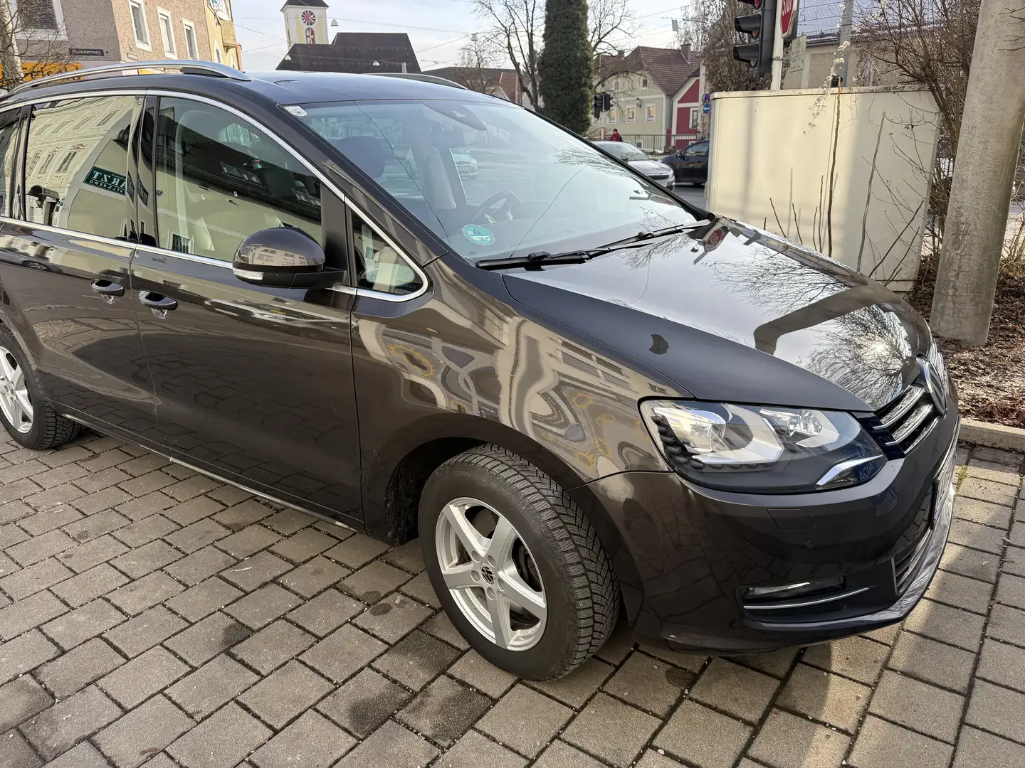 Volkswagen Sharan Business+ fast Komplettausstattung Braun - 2