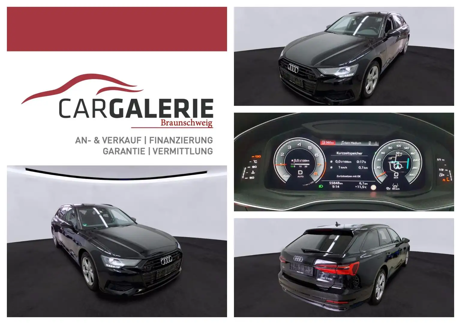 Audi A6 2.0 45 TFSI sport *BLACK*VIRTUAL*ACC*KAMERA* Noir - 1