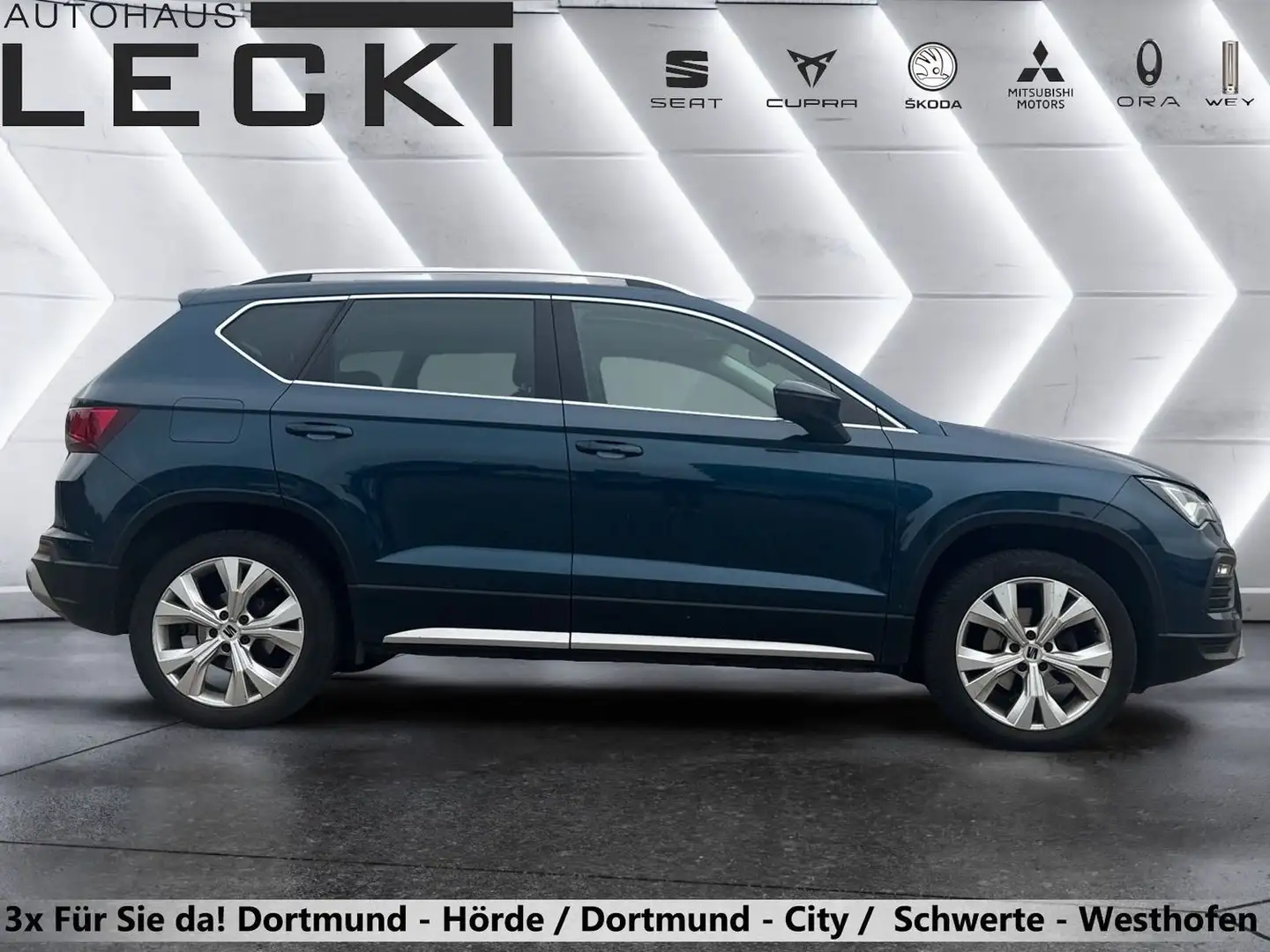 SEAT Ateca Xperience 1.5 DSG *AHK*360GRAD*PANO*BEATS*NAVI*LED Blau - 2