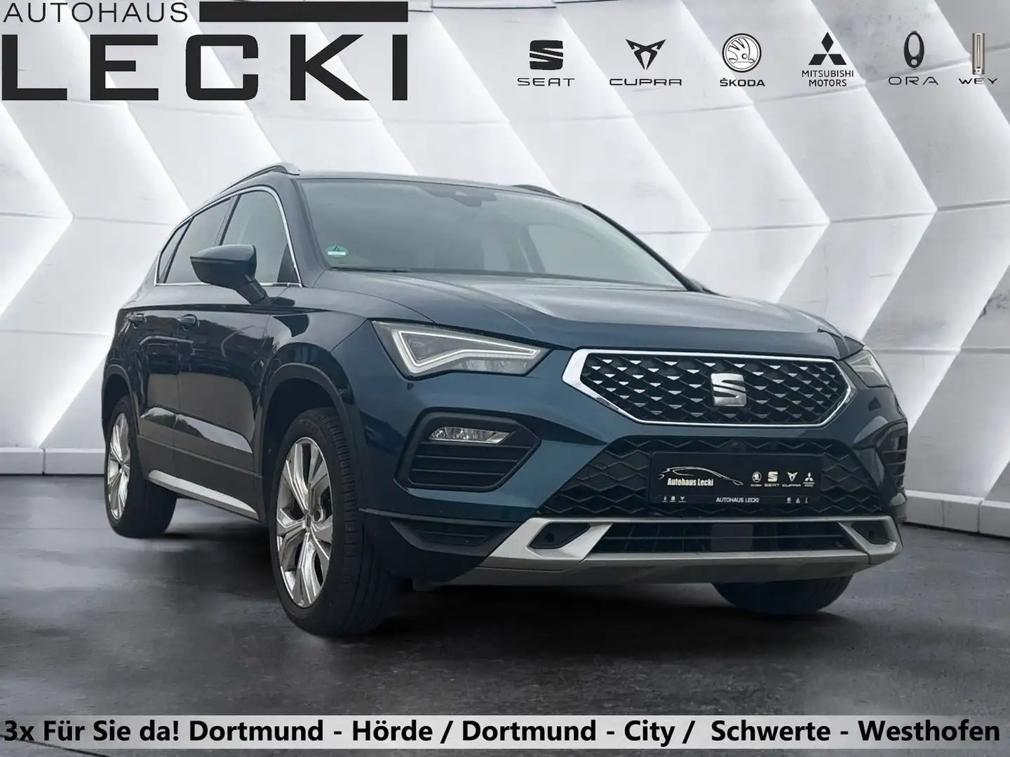SEAT Ateca Xperience 1.5 DSG *AHK*360GRAD*PANO*BEATS*NAVI*LED Blau - 1