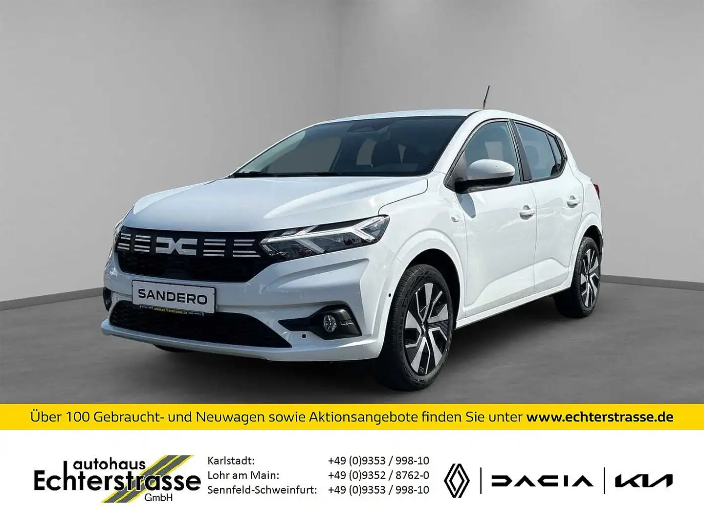 Dacia Sandero Expression TCe 90 CVT +RFK Weiß - 1