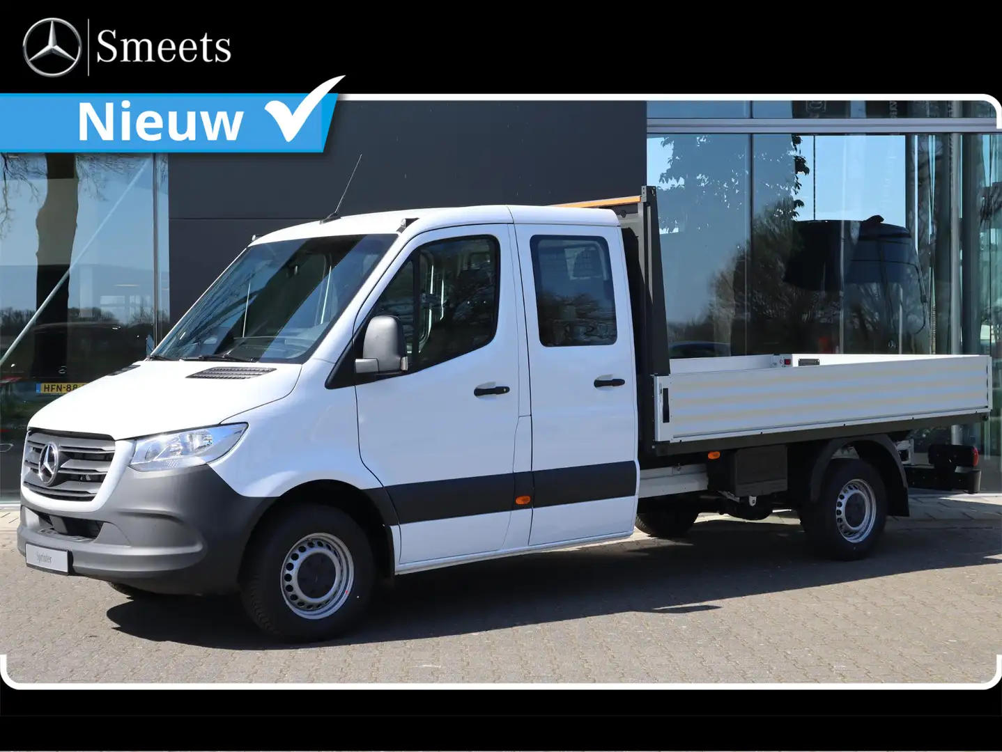 Mercedes-Benz Sprinter 317 1.9 CDI L3 RWD Pro DC OPEN LAADBAK Wit - 1