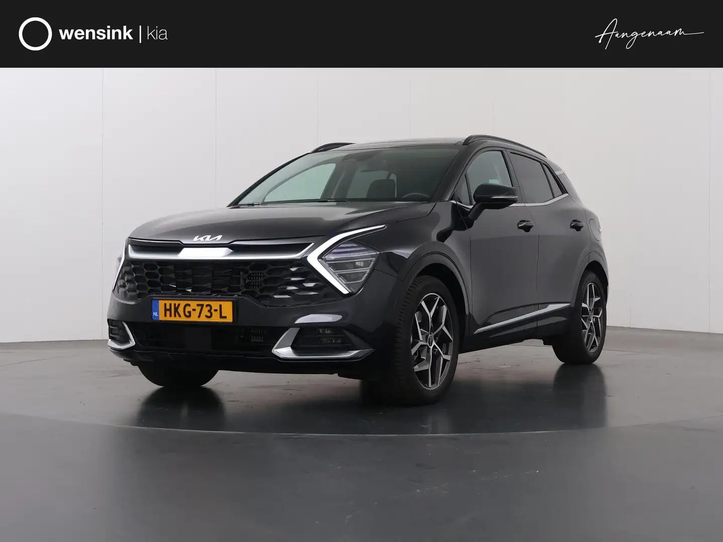 Kia Sportage 1.6 T-GDi MHEV DCT7 DynamicPlusLine | Trekhaak | P Zwart - 1