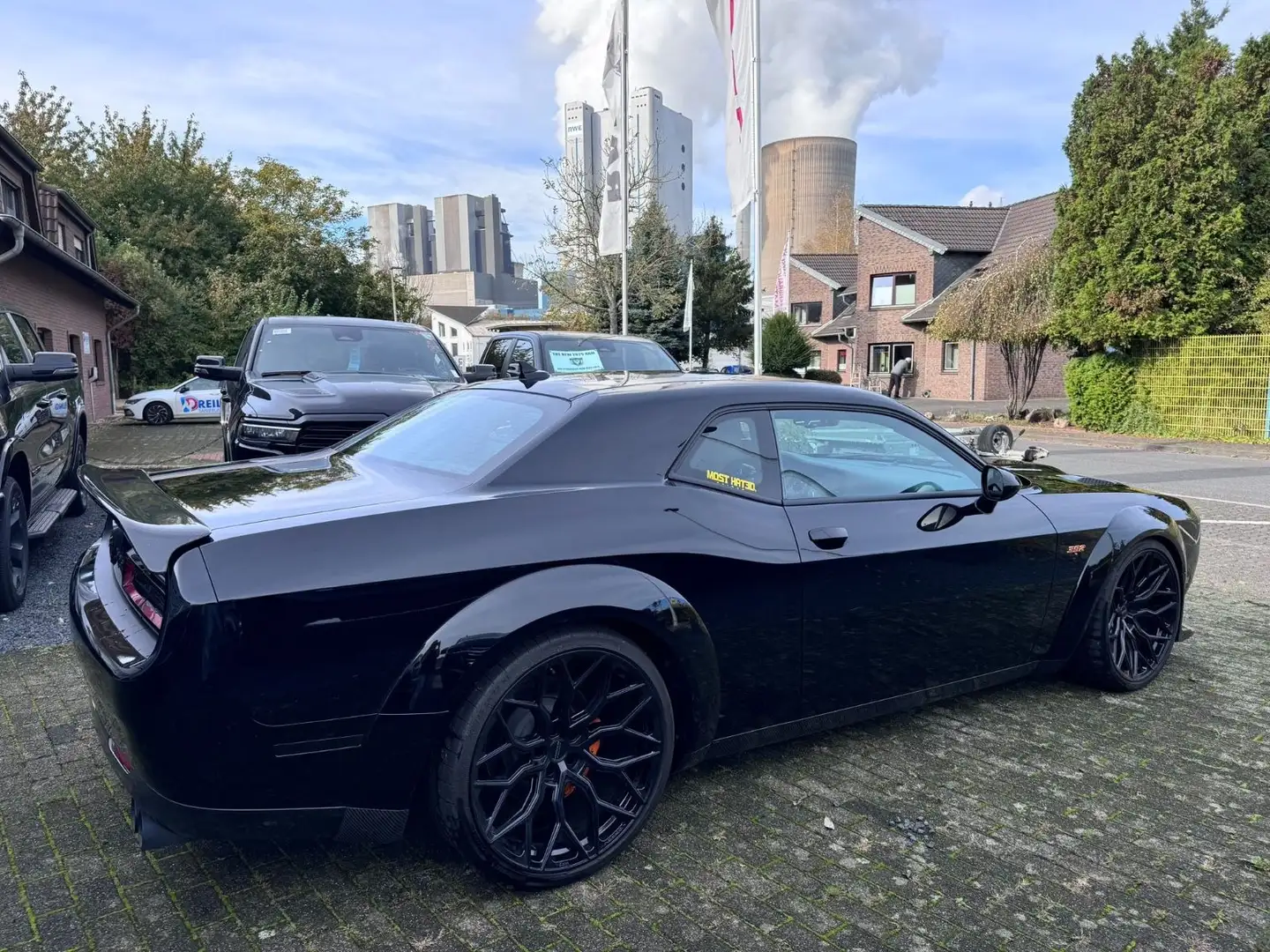 Dodge Challenger Widebody *Orange Pack*NAP*VOSSEN* Black - 2