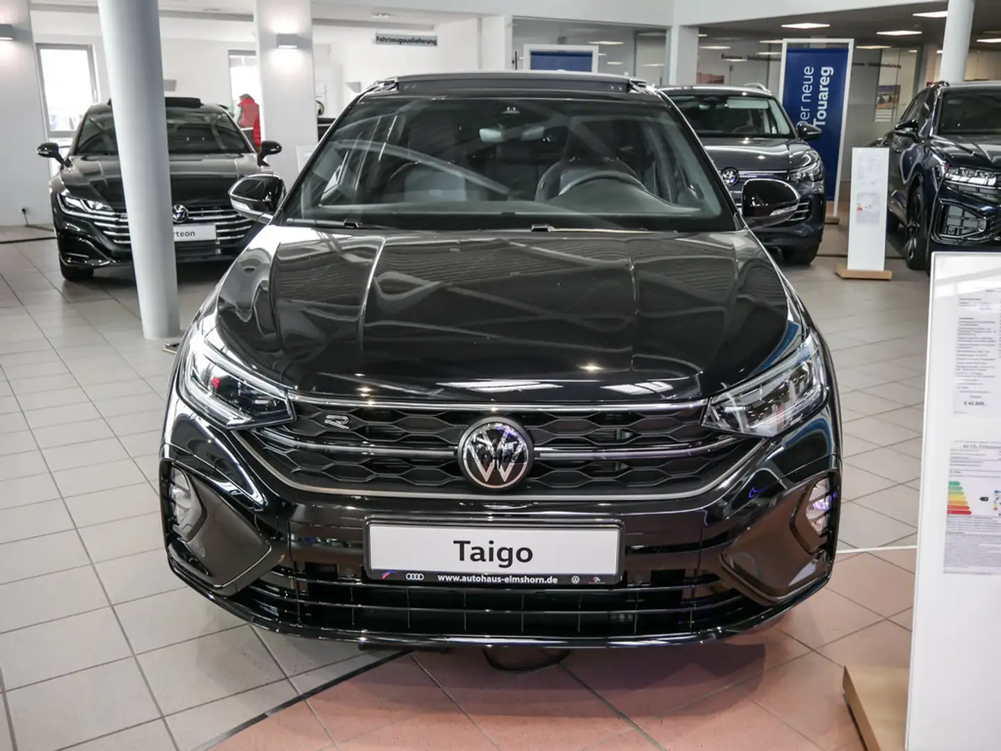 Volkswagen Taigo R-Line 1,5 l TSI 110 kW 150 PS 7-Gang-Doppelkupplu Negro - 2