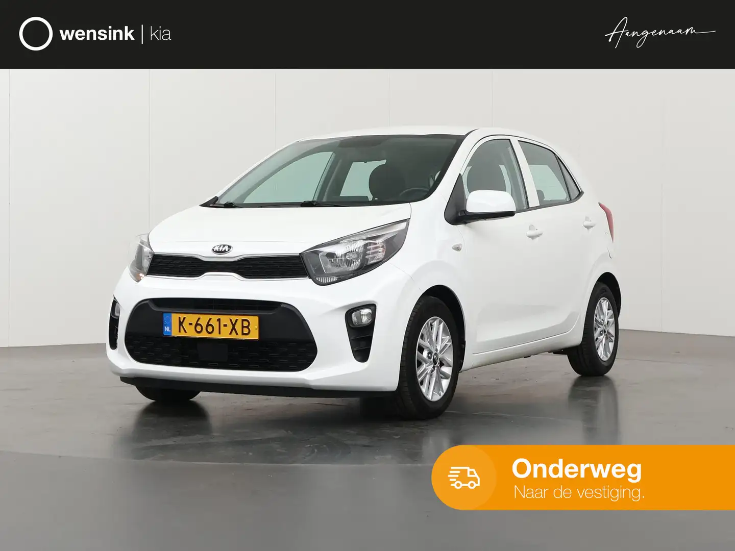 Kia Picanto 1.0 DPi DynamicLine | Apple Carplay/Android Carpla Blanc - 1