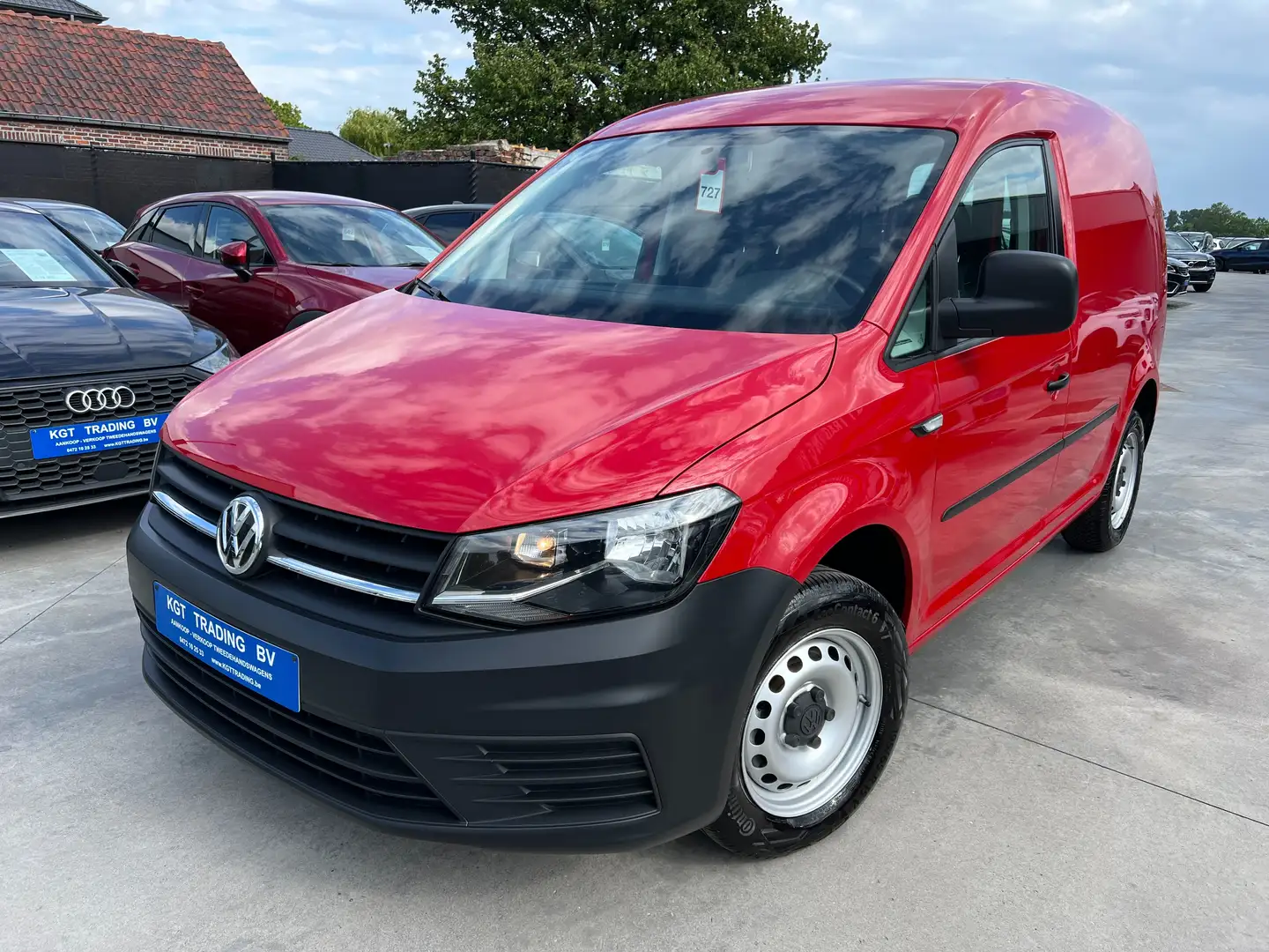 Volkswagen Caddy 1.2 TSI LICHTE VRACHT BLUETOOTH DAB USB GARANTIE Rojo - 1