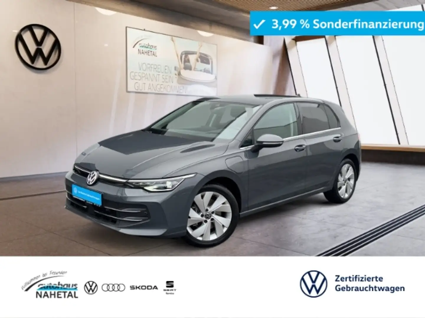 Volkswagen Golf 1.5TSI e-HYBRID DSG Style IQ-LIGHT NAVI AHK 18'' H Grau - 1