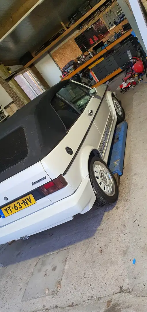 Volkswagen Golf Cabriolet 1.8 Blanc - 2