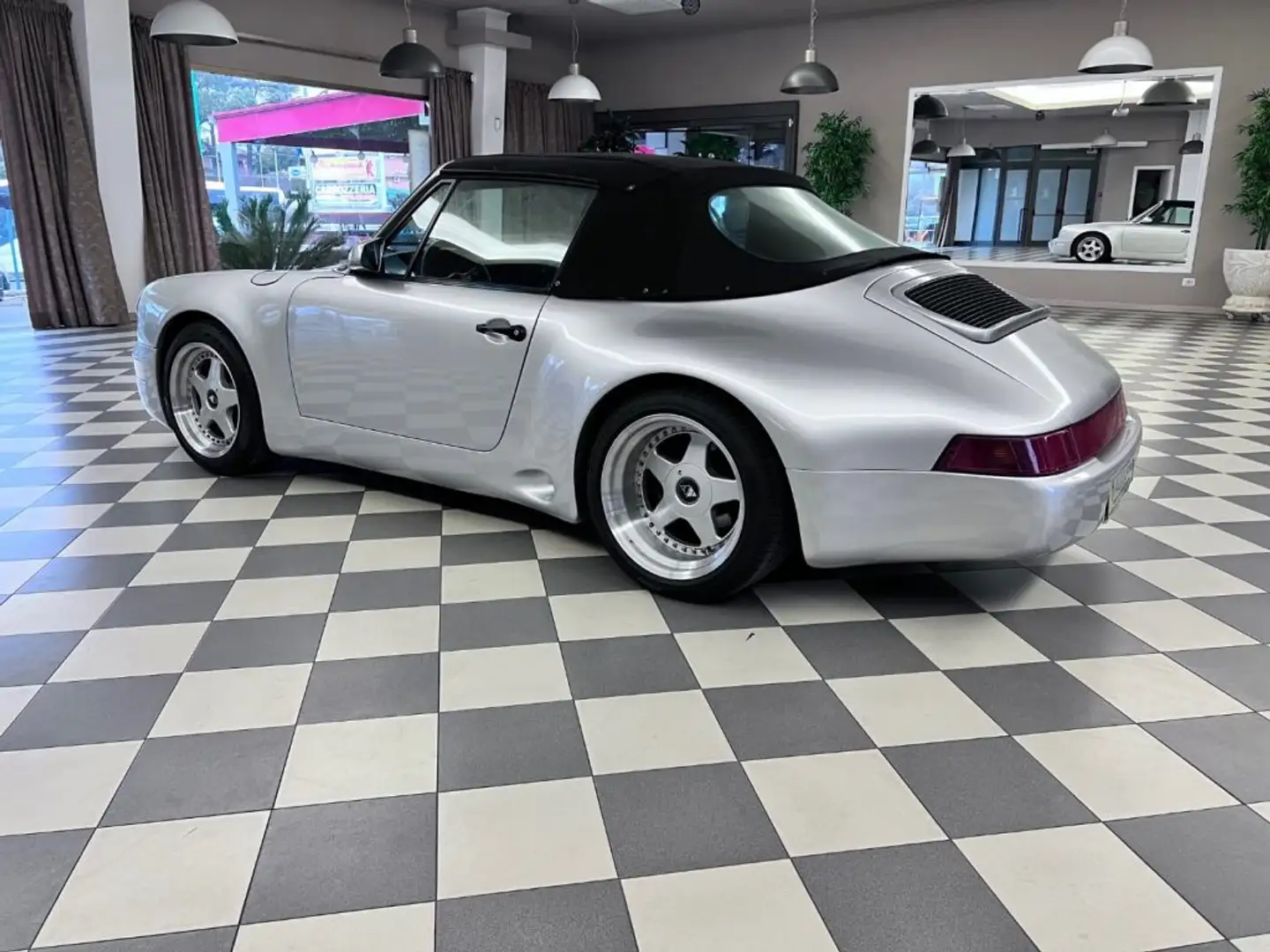 Porsche 964 911 3.6 STROSEK Carrera 2 Cabriolet Argento - 2
