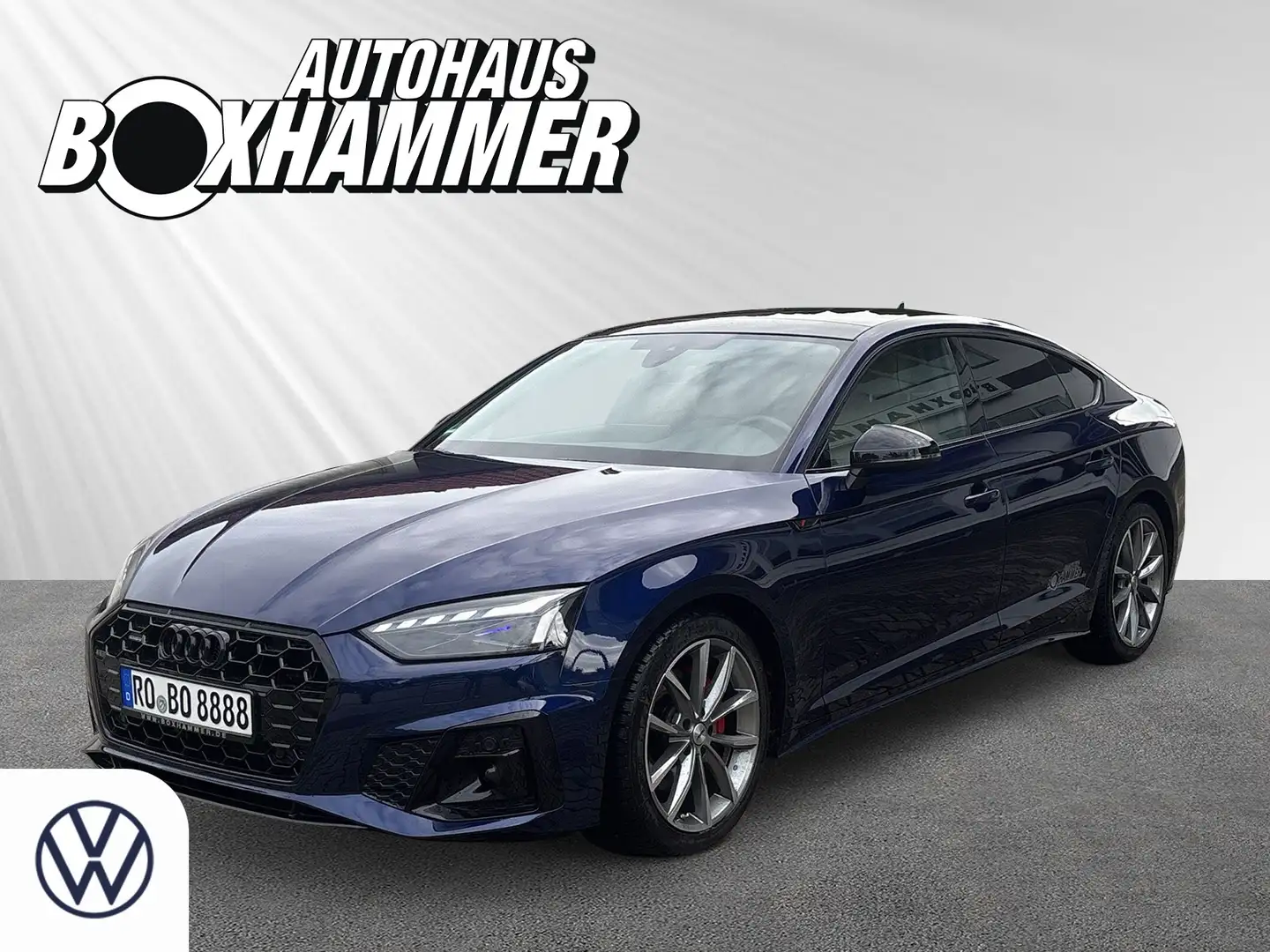 Audi A5 Sportback 40 2.0 TDI quattro S line Comp.Edition Blau - 2