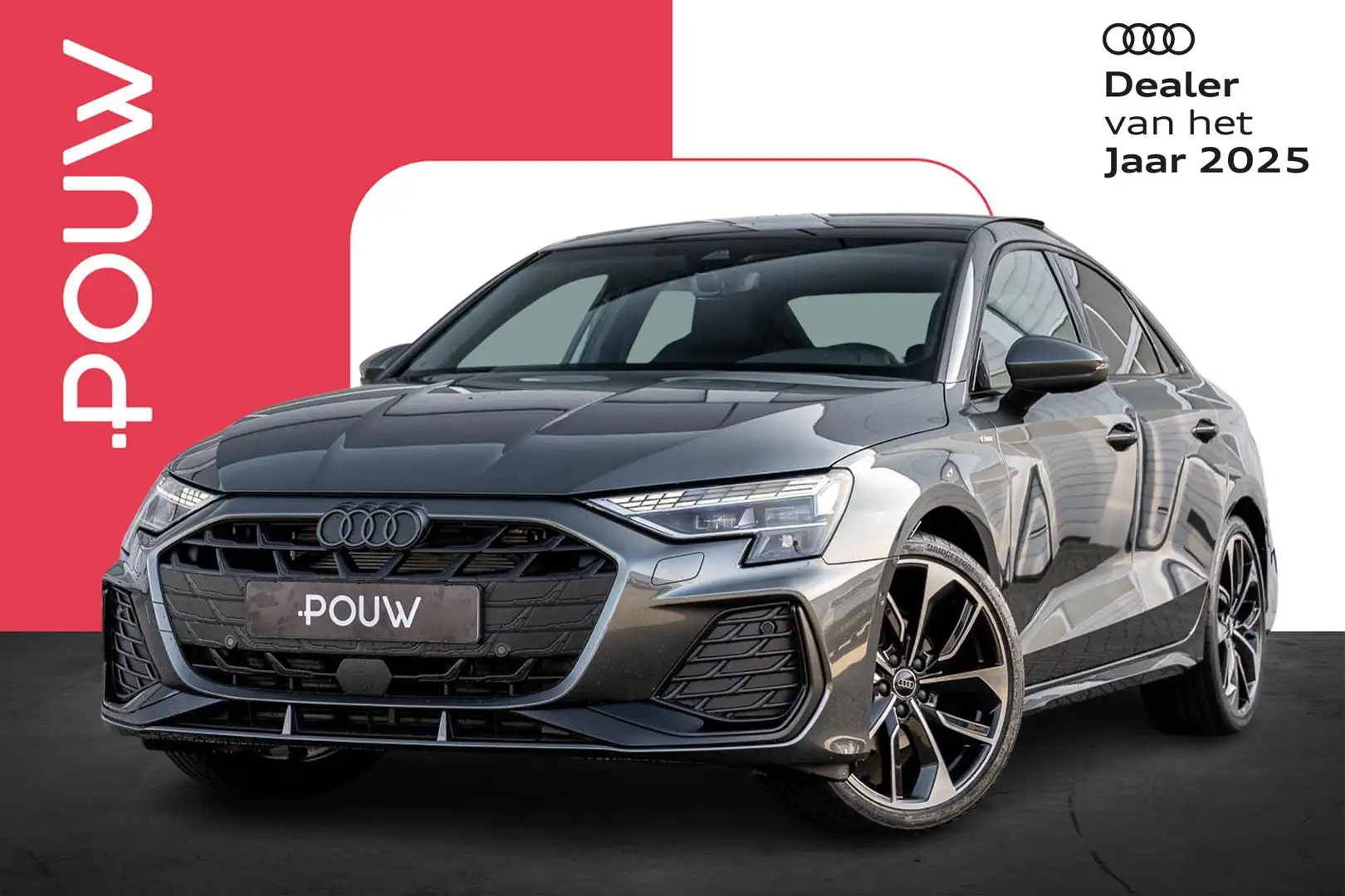 Audi A3 Limousine 35 TFSI 150pk S-tronic S-line edition | Zwart - 1