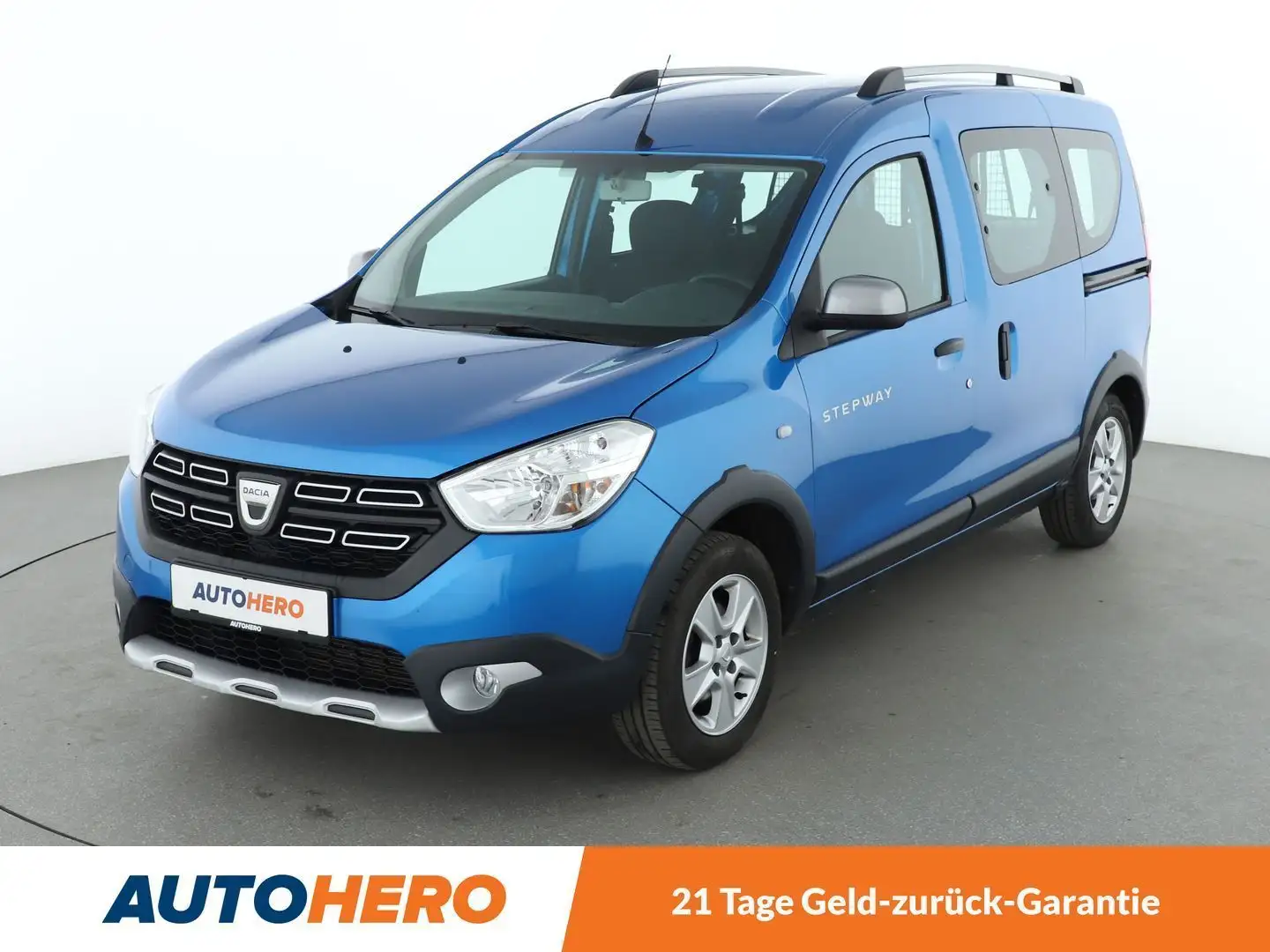 Dacia Dokker 1.3 TCe Stepway Pro*NAVI*TEMPO*PDC*SHZ* Blau - 1