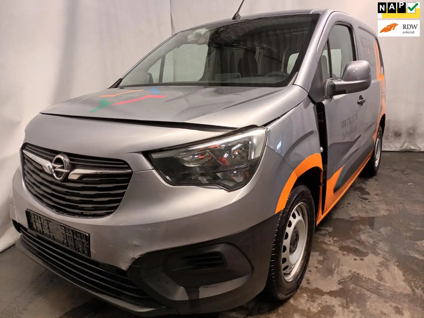 Opel Combo 1.6D L1H1 Edition Schadeauto!!! Grijs - 1
