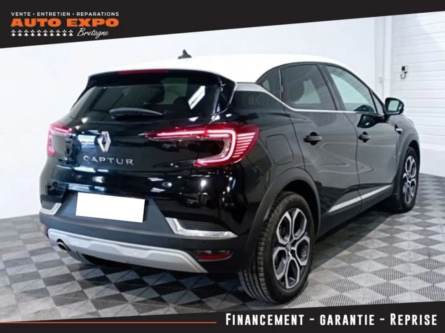 Renault Captur 1.6 E-TECH HYBRIDE RECHARGEABLE 160CH INTENS -21 Noir - 2