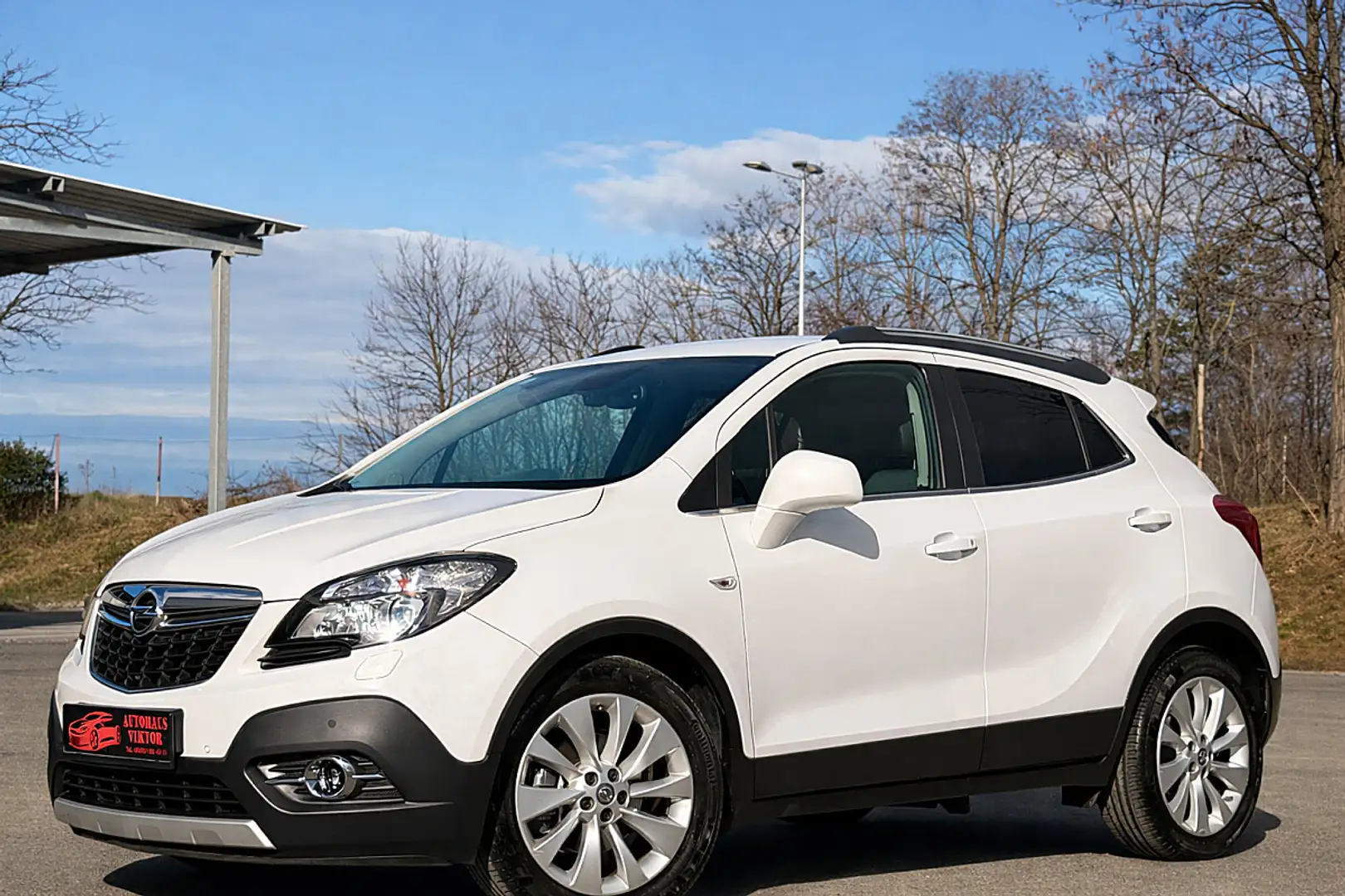 Opel Mokka 1,4 Turbo Cosmo Aut.*SERVICE HEFT,1.BESITZ,GARA... Weiß - 2
