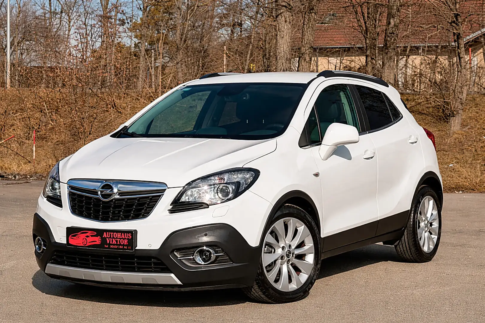 Opel Mokka 1,4 Turbo Cosmo Aut.*SERVICE HEFT,1.BESITZ,GARA... Weiß - 1