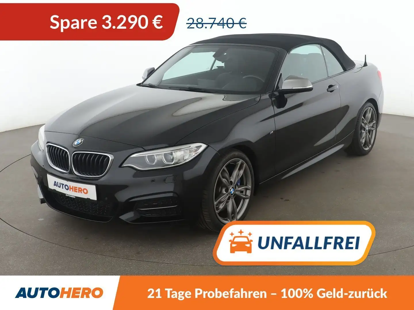 BMW M2 M235i xDrive Aut.*NAVI*BI-XENON*TEMPO*PDC*SHZ* Schwarz - 1