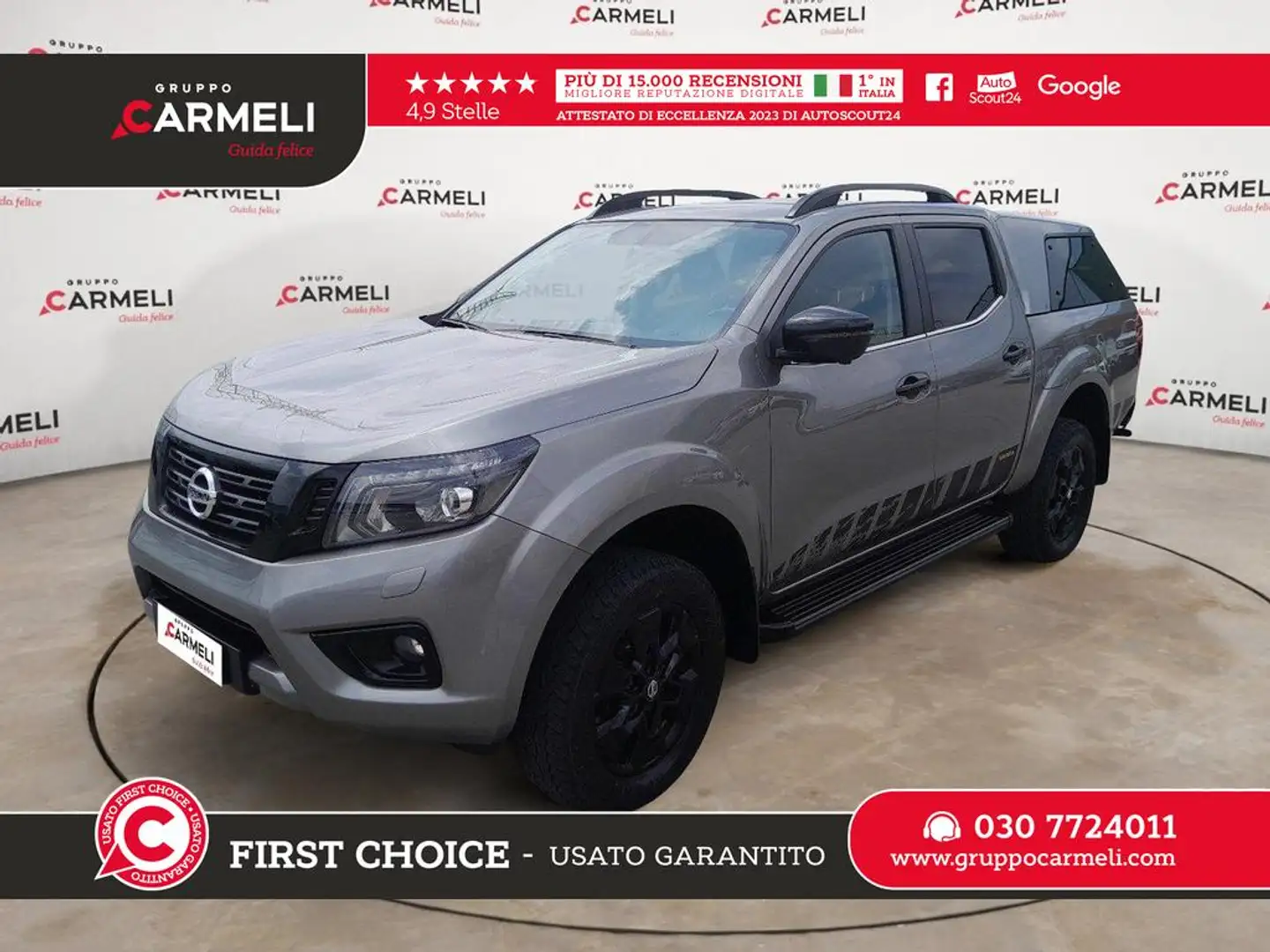 Nissan Navara 2.3 dci d.cab Tekna 4wd 190cv auto my19 Серый - 1