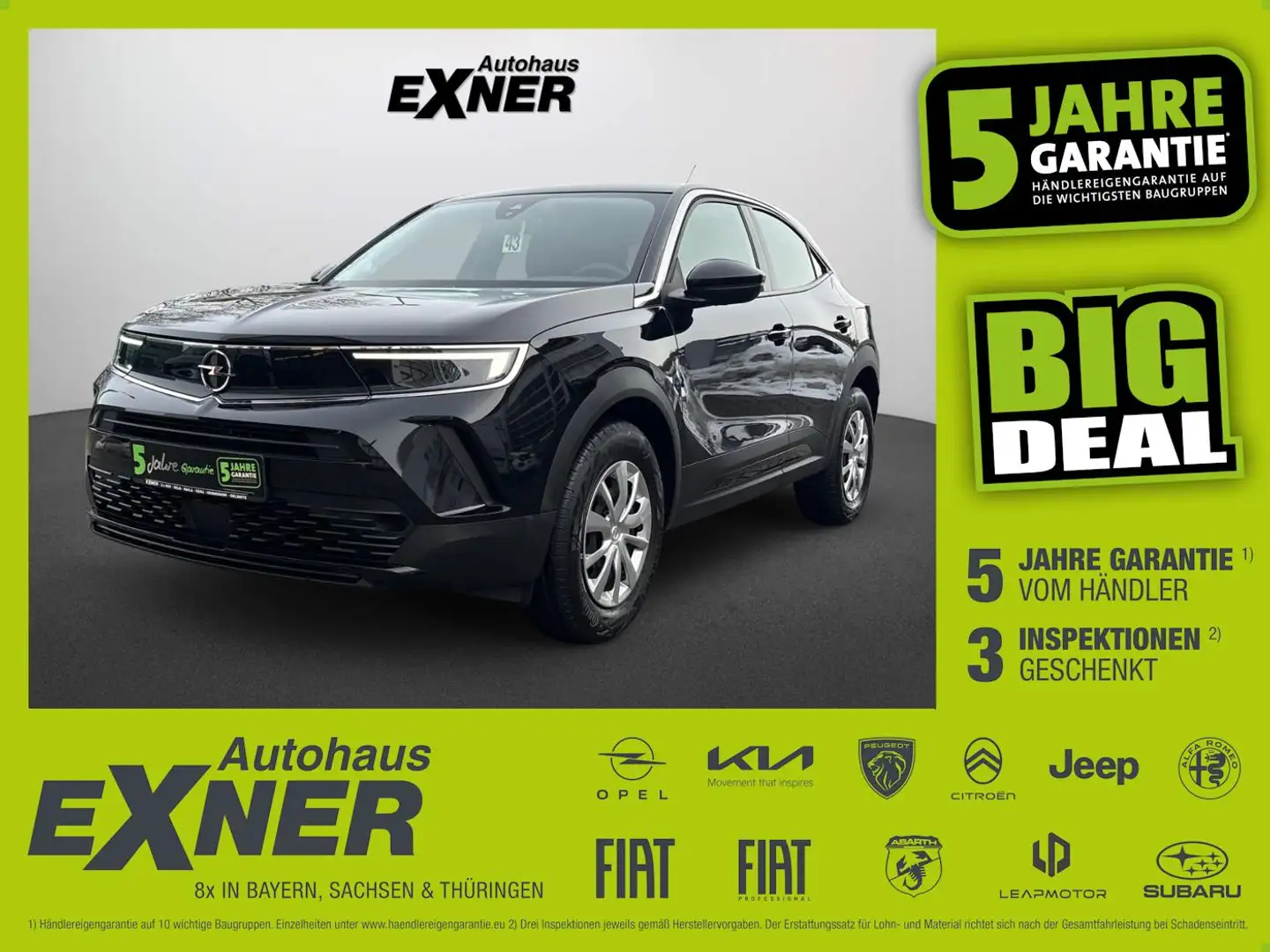 Opel Mokka 1.2 Turbo LED+Fernlichtass.+DynLicht+SpurH Noir - 1
