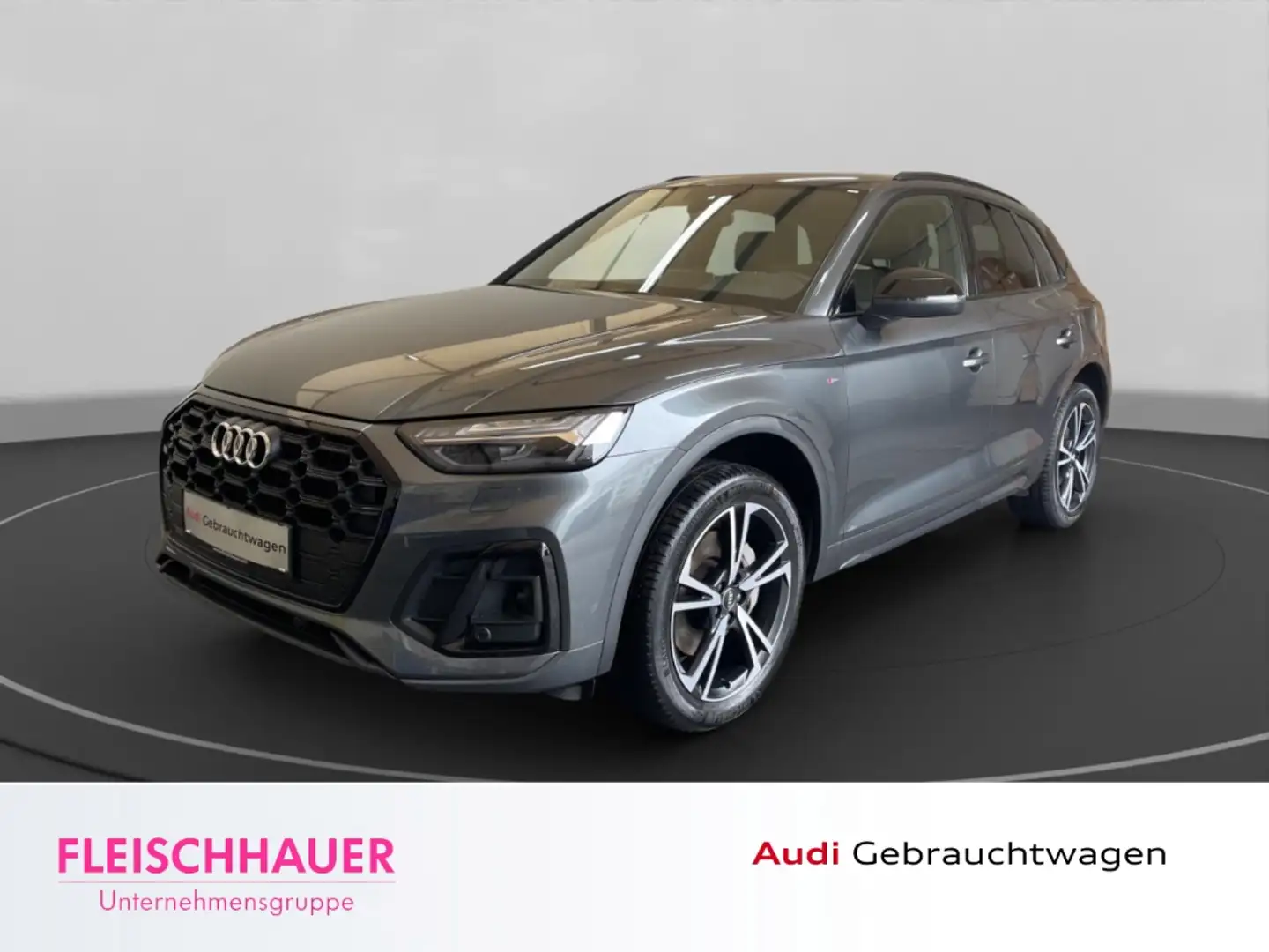 Audi Q5 50 TFSIe S line quattro AHK Navi Matrix Carplay Gris - 1