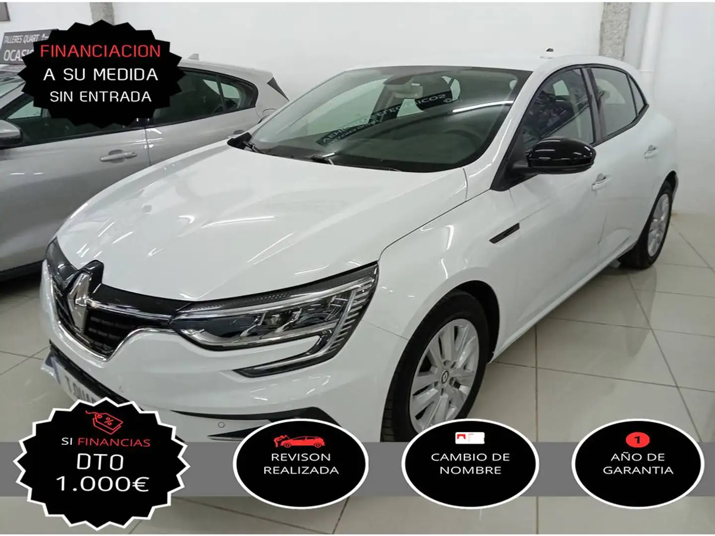 Renault Megane 1.5dCi Blue Equilibre EDC 85kW Weiß - 1